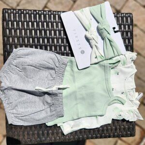 Baby Girl 3 Piece Set with Headband